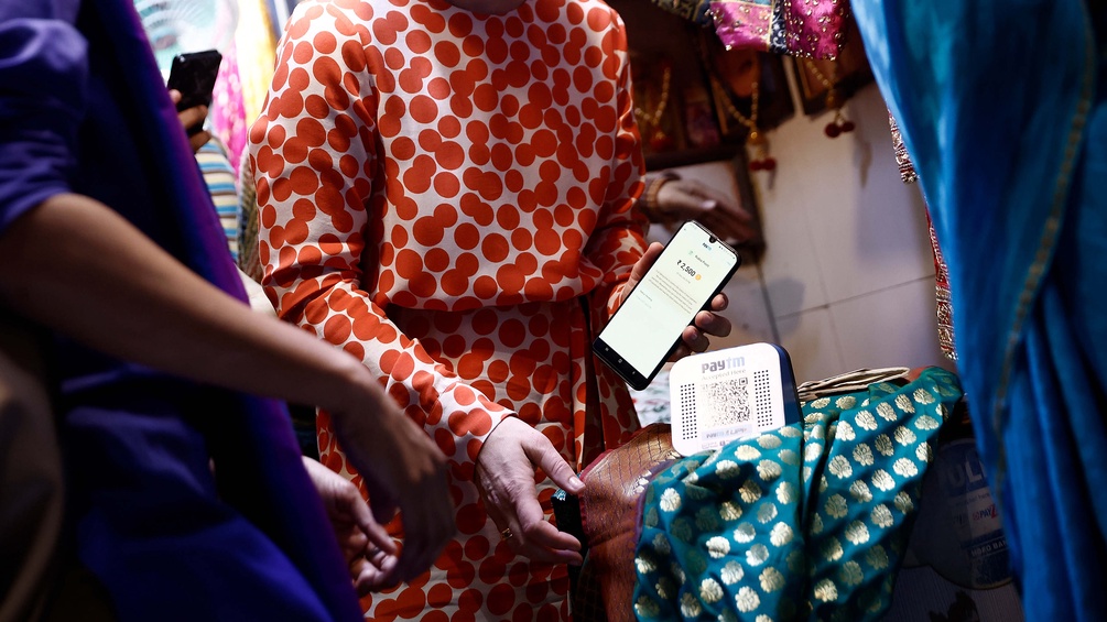 Bezahlen via Smartphone in Indien