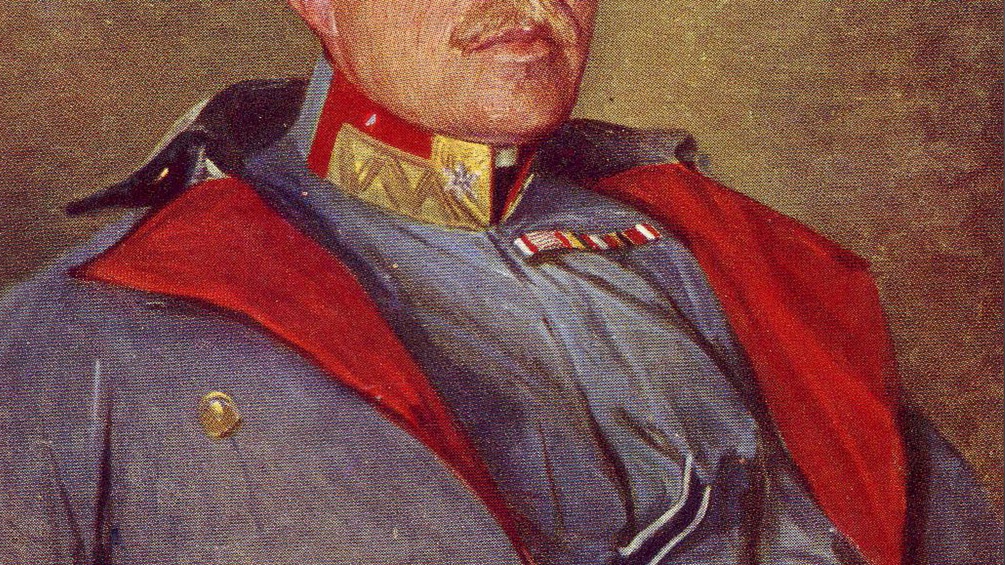 Adolf von Boog im Range eines Generalmajors