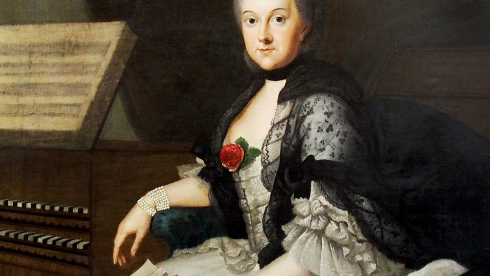 Anna Amalia von Sachsen Weimar, Gemälde von Johann Ernst Heinsius 