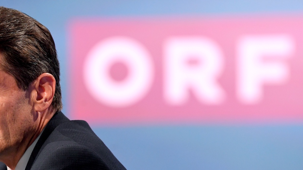 Roland Weißmann und ORF-Logo
