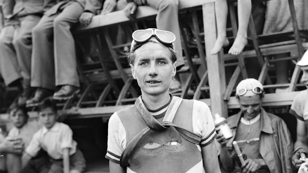 Österreich-Radrundfahrt 1949: Zweitplatzierter Franz Deutsch (nach Menapace)