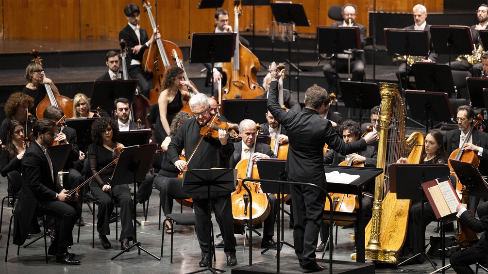 Orchestra dell'Accademia Nazionale di Santa Cecilia, Jakub Hrusa und Pinchas Zukerman