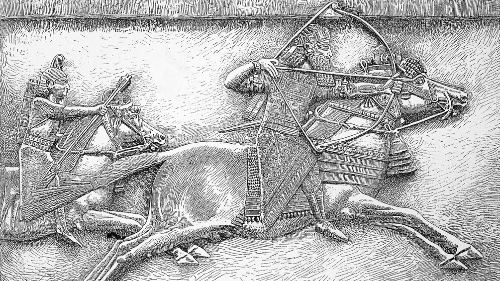 PICTUREDESK.COM/IMAGEBROKER/SUNNY CELESTE Relief (Ausschnitt) eines assyrischen Königs