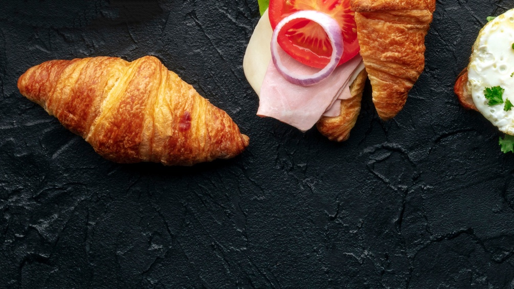 Belegte Croissants