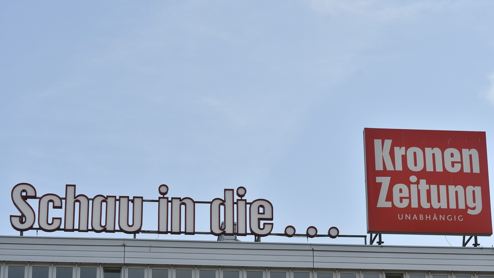 Das Gebäude der "Kronen Zeitung" in der Muthgasse in Wien-Heiligenstadt