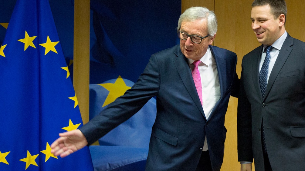 Jean-Claude Juncker und Juri Ratas