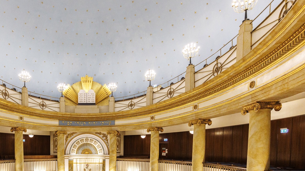 Wiener Stadttempel, Innenansicht