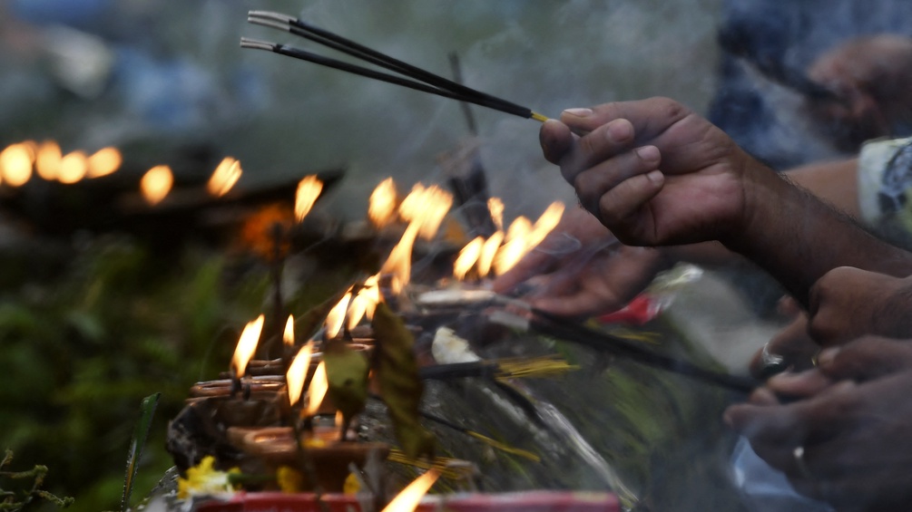 Räucherstäbchen, Nepal, Hinduismus