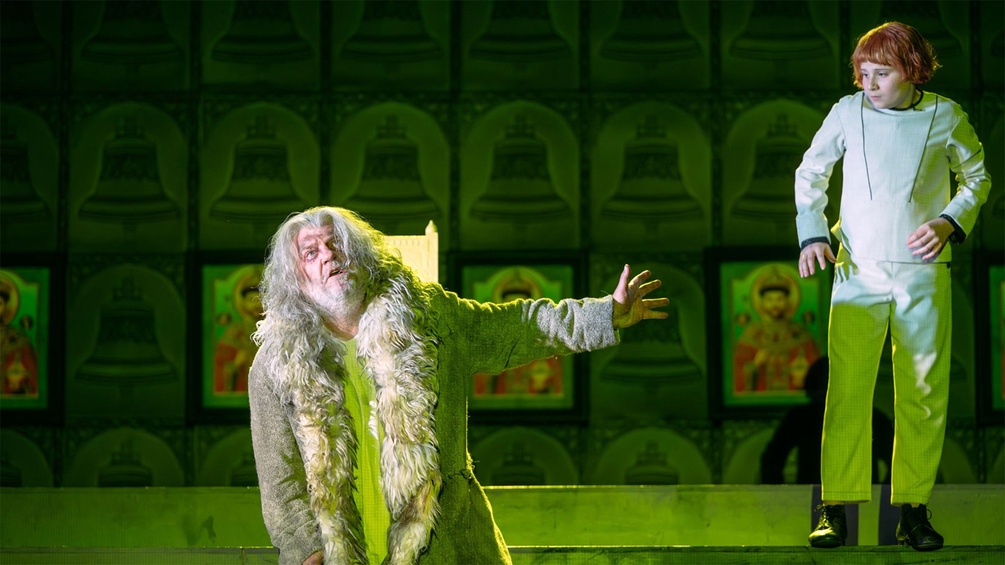 "Boris Godunow", Szenenausschnitt: Sir Bryn Terfel und Robert Berry-Roe
