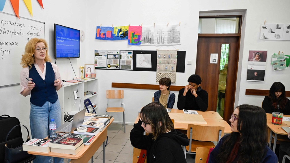 Bulgarische Schulklasse