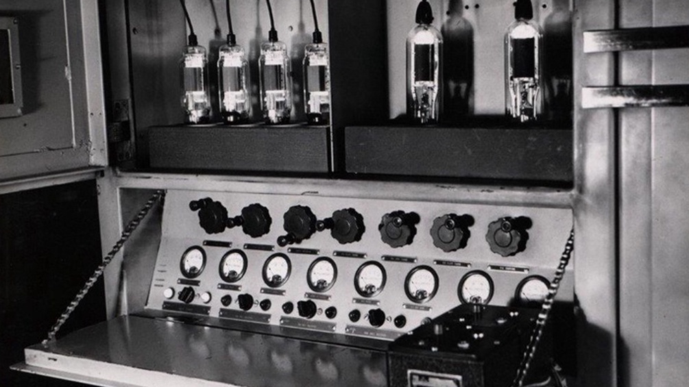 1948 - Teil der MW-Sendeanlage Mönchsberg 5 KW-Sender Salzburg 