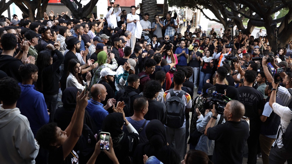  GenZ 212 protest