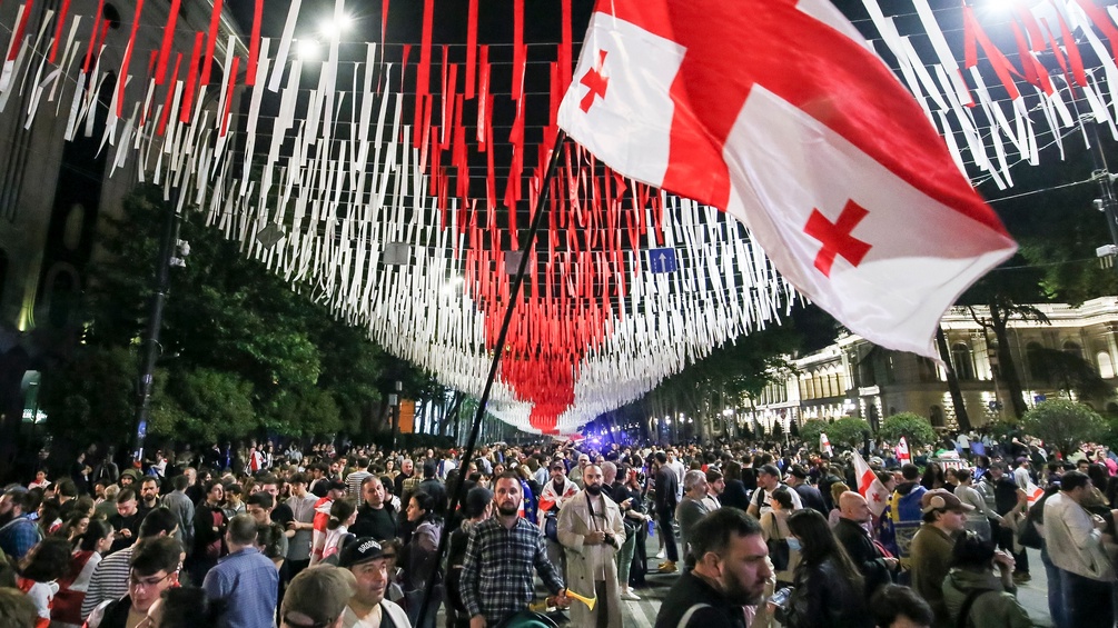 Demonstration in Tiflis