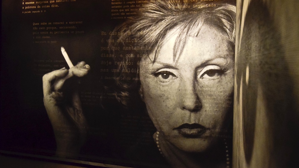 Clarice Lispector, Installation einer Ausstellung