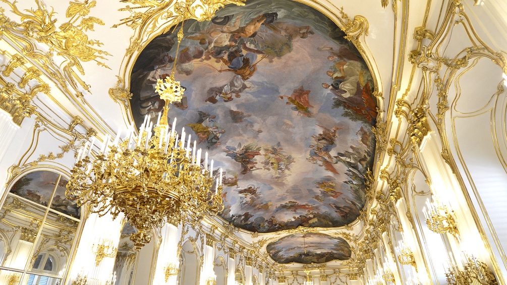 Der Festsaal Große Galerie im Schloss Schönbrunn