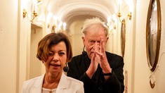 Renata Schmidtkunz und Claus Peymann