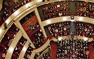 Burgtheater Zuschauerraum von oben