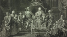 Maria Theresia im Familienkreis