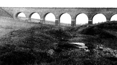 Das Aquädukt der 1. Hochquellwasserleitung in Atzgersdorf um ca. 1920