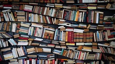 Ein Bücherregal