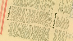 Proklamation, 1945