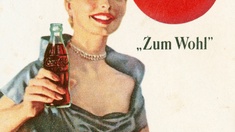 Alte CocaCola Werbung