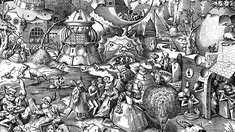 Brueghel, Sieben Laster, Superbia