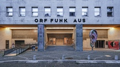 Eingang des ORF Funkhauses