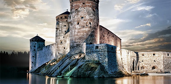 Burg in Finnland