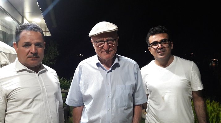 Vater Hazim Kuli; Josef Weidenholzer, scheidender sozialdemokratischer EU-Abgeordneter und Bayar Dosky, irakischer Politikwissenschafter.