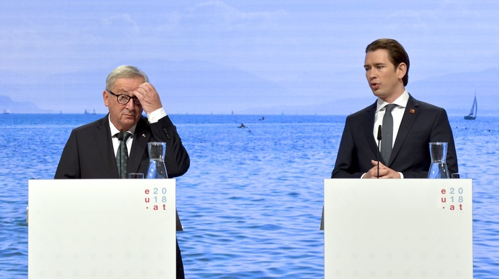 Jean-Claude Juncker und Sebastian Kurz