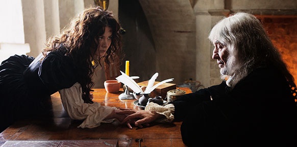 FILMLADEN FILMVERLEIH Königin Kristina Wasa (Malin Buska), René Descartes (Patrick Bauchau)