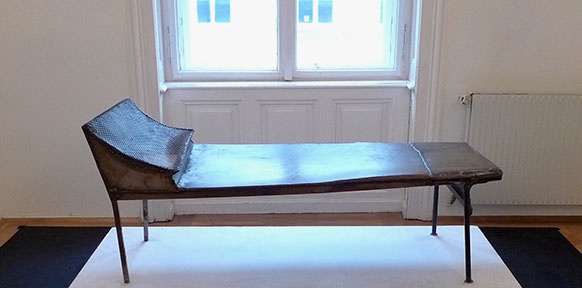 ORF/JOSEPH SCHIMMER Liege im Freud-Museum