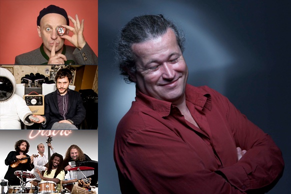(C) LUDWIG RUSCH, MANI HAUSLER, GERNOT EDER, DOBREK BISTRO Mike Supancic, Alf Poier, Effi und Dobrek Bistro