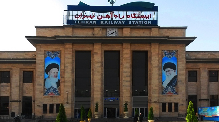 Bahnhofsgebäude in Teheran