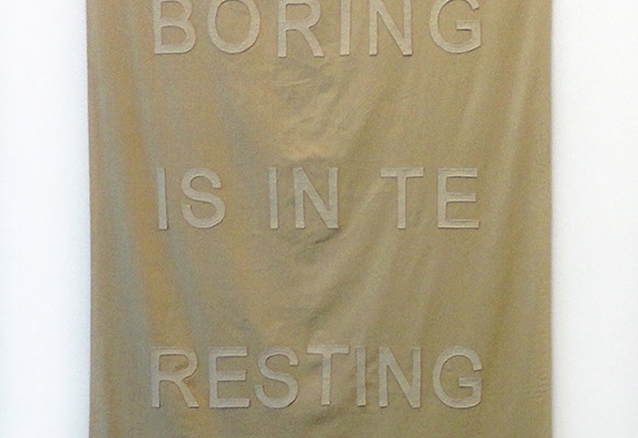 Boring is in te resting