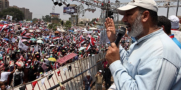 Anhänger des ehemaligen ägyptischen Präsidenten Mursi