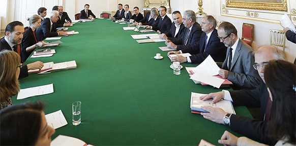 Sitzung des Ministerrats