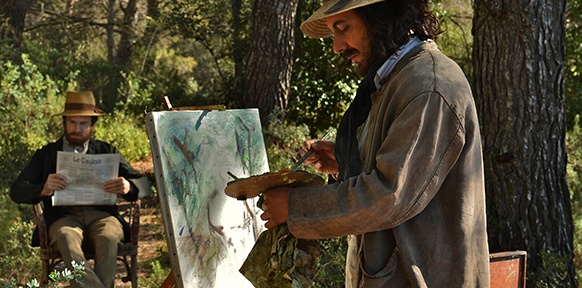 2016 PROKINO FILMVERLEIH GMBH Paul Cézanne (Guillaume Gallienne) portraitiert seinen Freund Émile Zola (Guillaume Canet) 'en plein air'