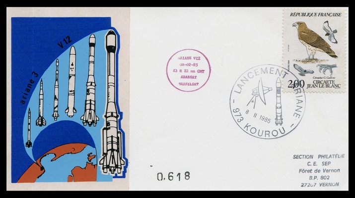 Seit 1979 starten vom Raumfahrtzentrum Guayana die Trägerraketen Ariane im Auftrag der Europäischen Weltraumorganisation.
