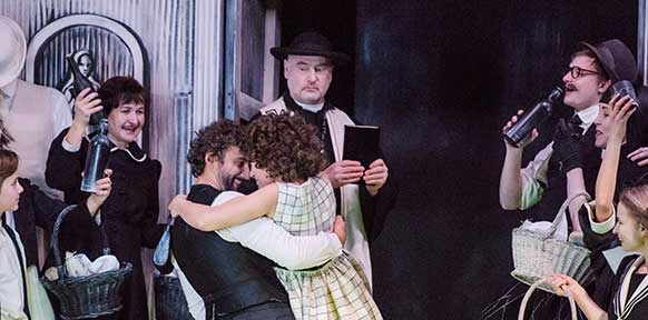 ANDREAS J. HIRSCH Szenenausschnitt mit Jonas Kaufmann und Annalisa Stroppa