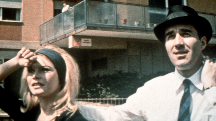 11963: Brigitte Bardot und Michel Piccoli in "Die Verachtung", Regie: Jean-Luc Gordard.