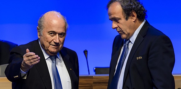 Sepp Blatter und Michel Platini