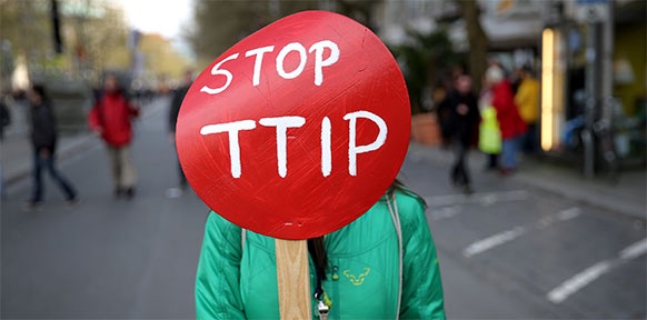 TTIP-Protestplakat