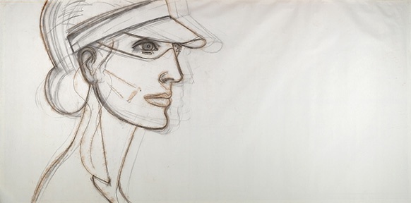 Alex Katz, Visor, 2003