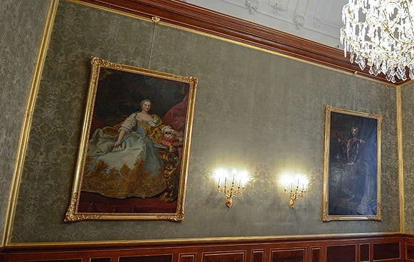 Winterpalais - Gemälde an der Wand