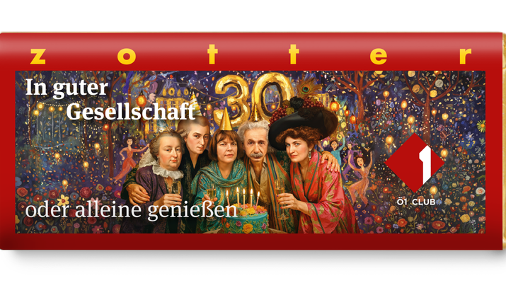 Bei diesem Sujet sind Sie in guter Gesellschaft mit Maria Theresia, Wolfgang Amadeus Mozart, Ingeborg Bachmann, Albert Einstein und Alma Mahler.