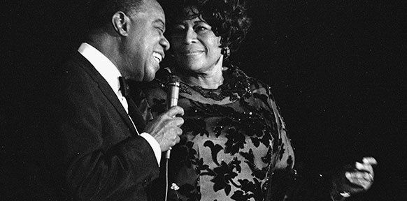Louis Armstrong und Ella Fitzgerald, 1971