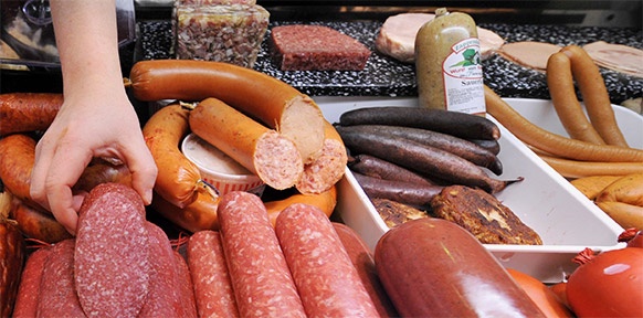 Wurstkühltheke