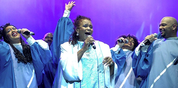 EPA/PETER KOLLANYI The American Harlem Gospel Singers